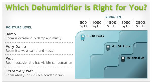 Portable Dehumidifiers For Basements And Larger Rooms
