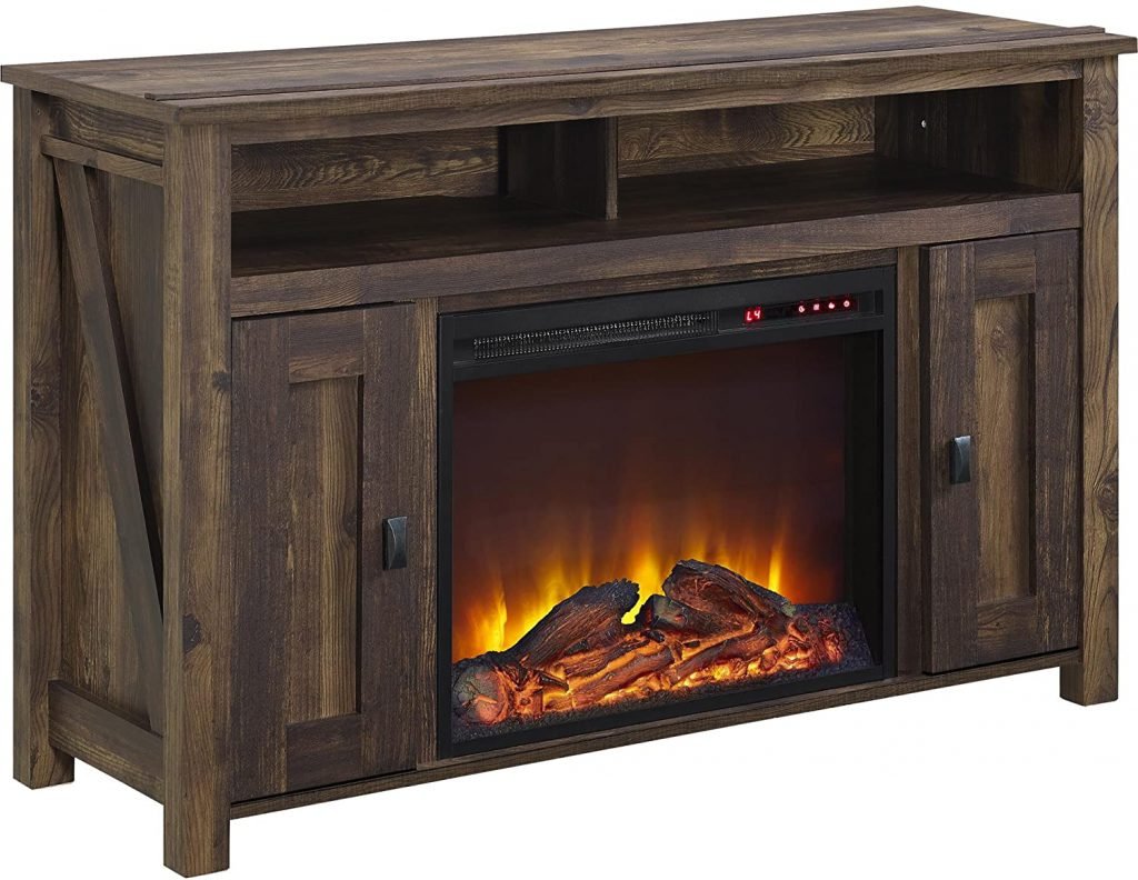 tv console best electric fireplace